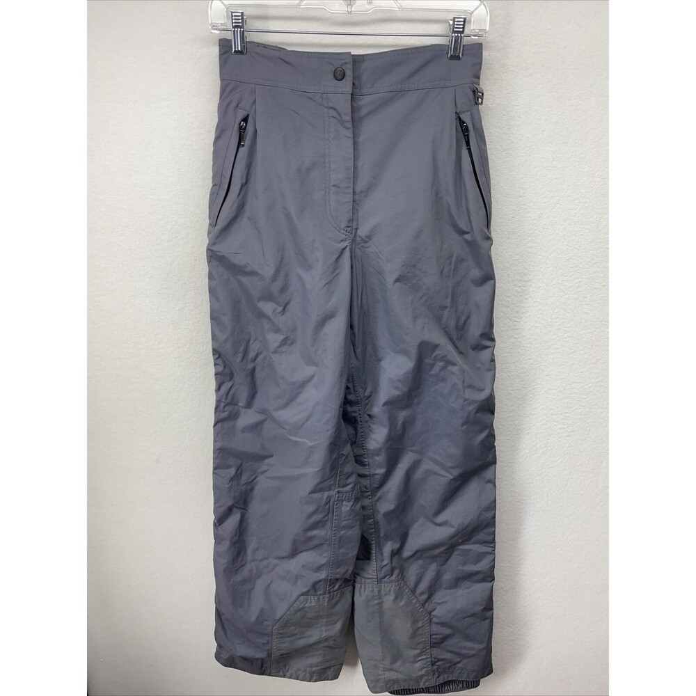 PAC Tech Womens Snow Pants Gray Medium M Waterproof Breathable Hydro Vent